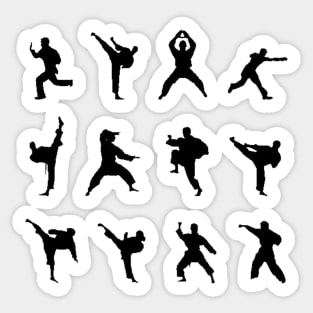 Martial Arts - Figures Sticker